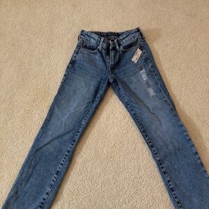 Aeropostale Women's Straight Leg Blue Jeans